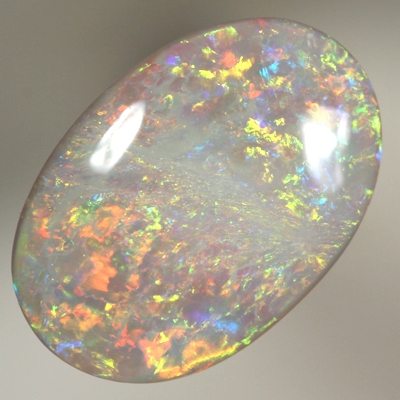 SOLID SEMI BLACK OPAL Bright rolling flashes 